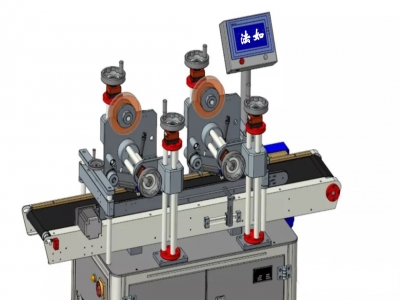 彩盒包装自动贴双面胶贴胶机效率